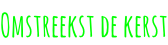 Omstreekst de kerst